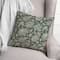 18" x 18" Leaf Mixture Indoor/Outdoor Throw Pillow